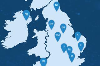 Symphony Coatings Regional Map