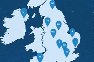 Symphony Coatings Regional Map